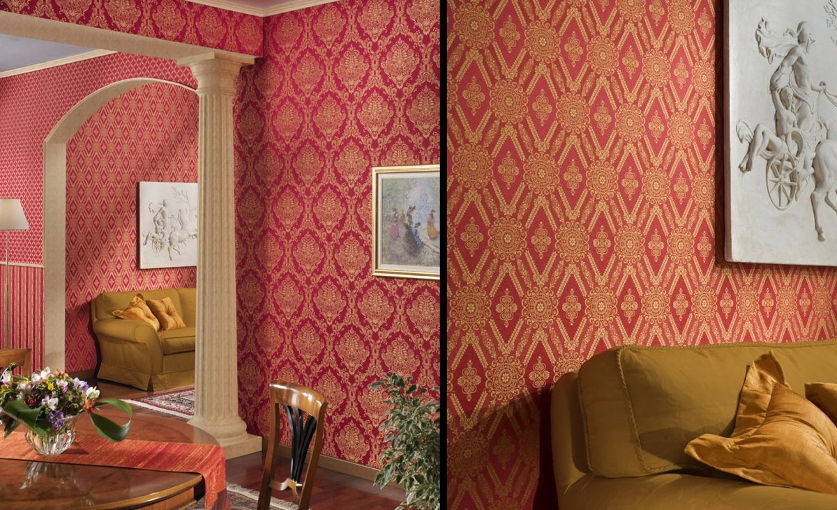 Обои в интерьере квартиры