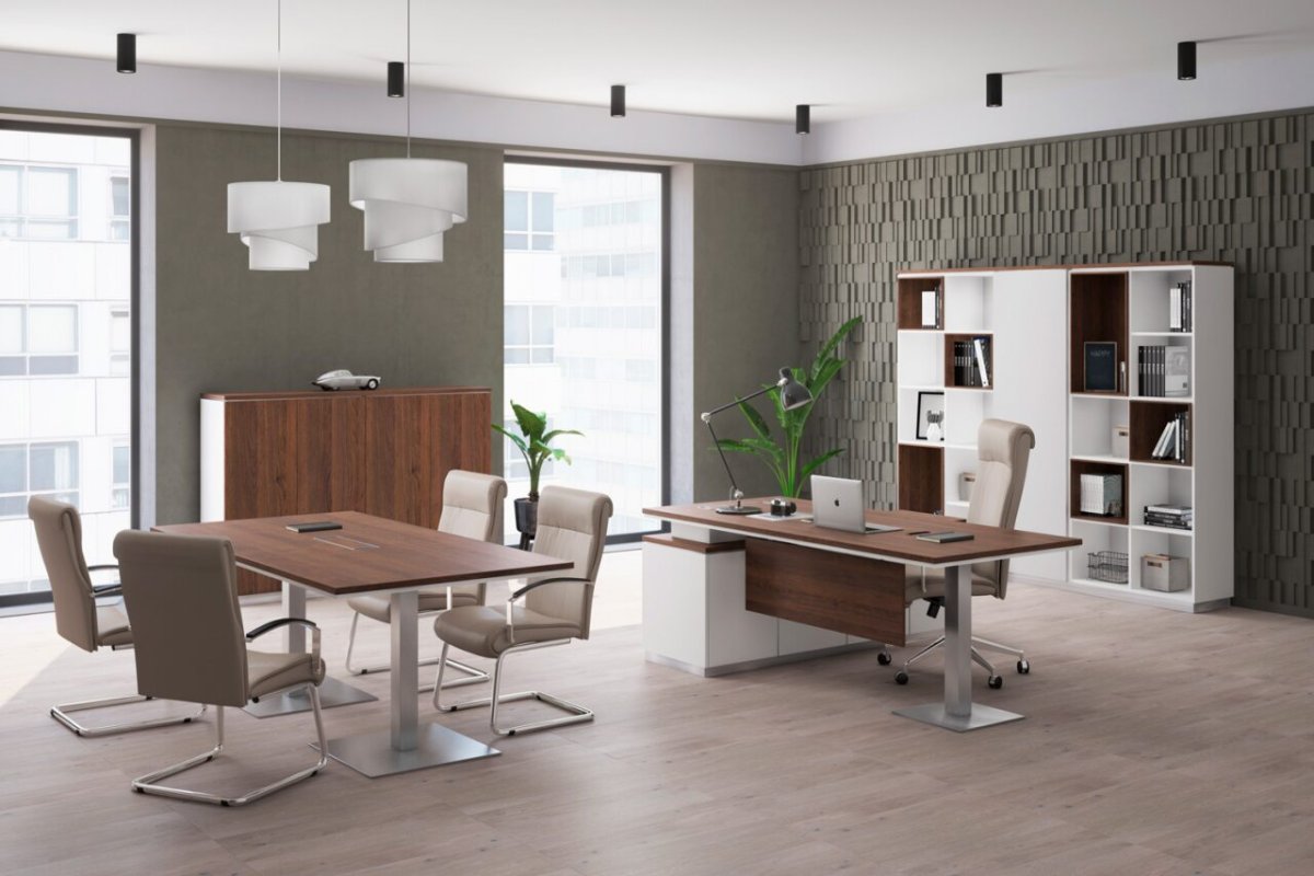 Офис светлый интерьер