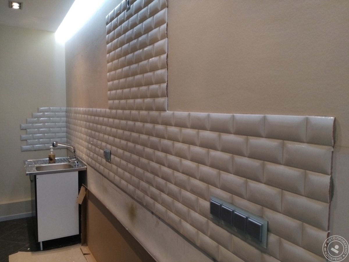 Переходы плитки на полу