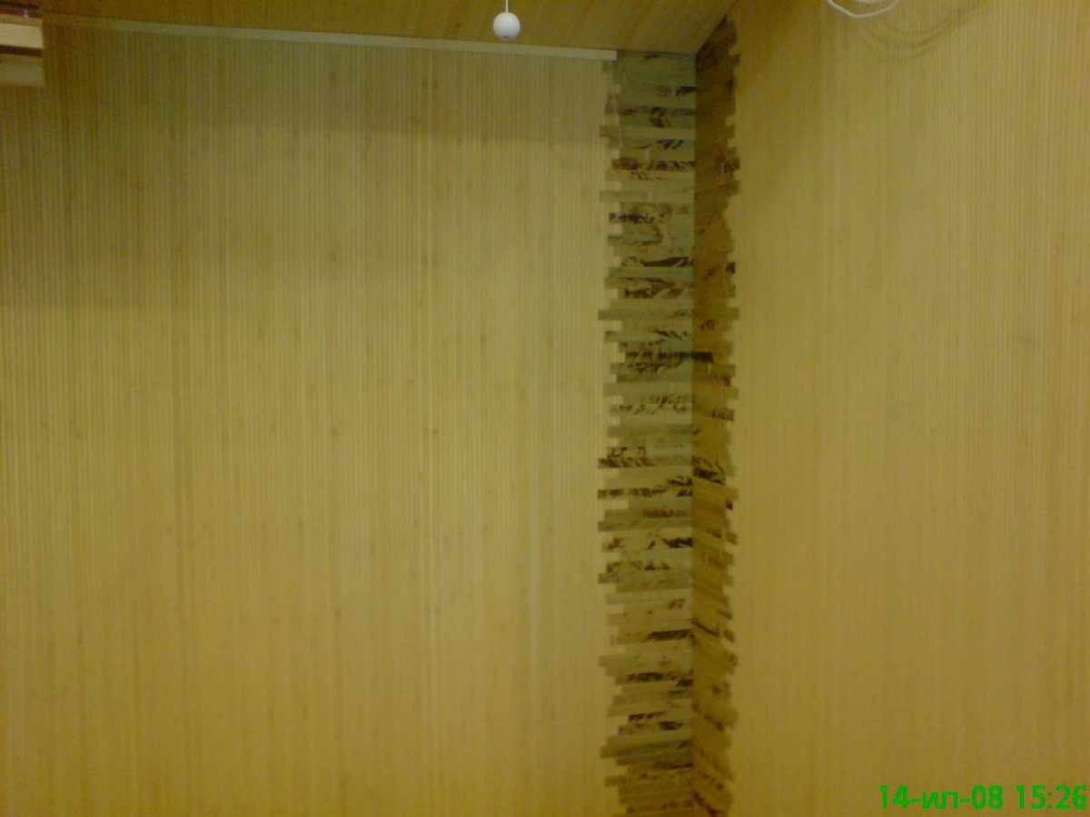 Бамбуковое полотно для углов стен