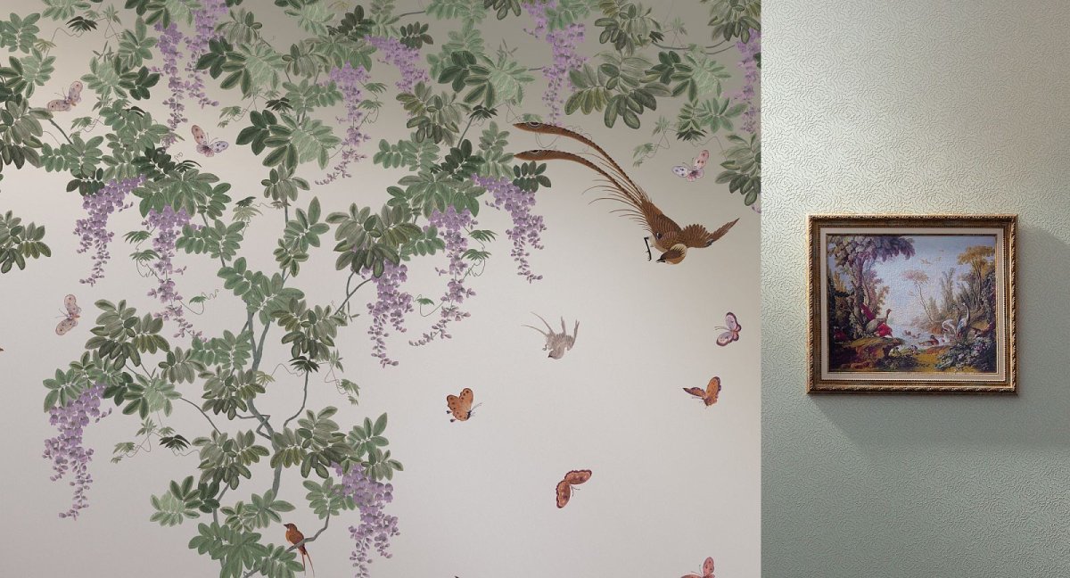 Панно на стену красками