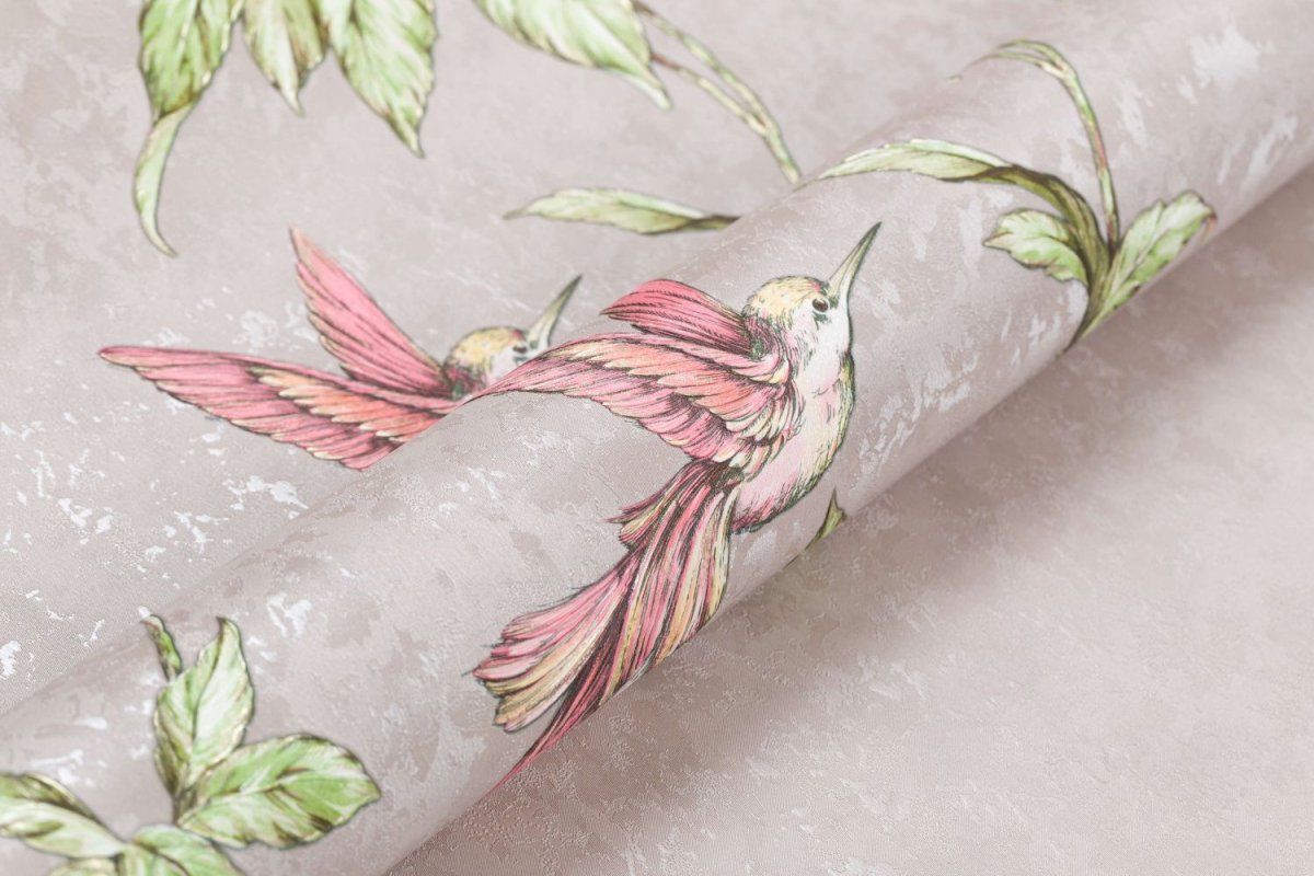 Обои с Колибри для стен в интерьере