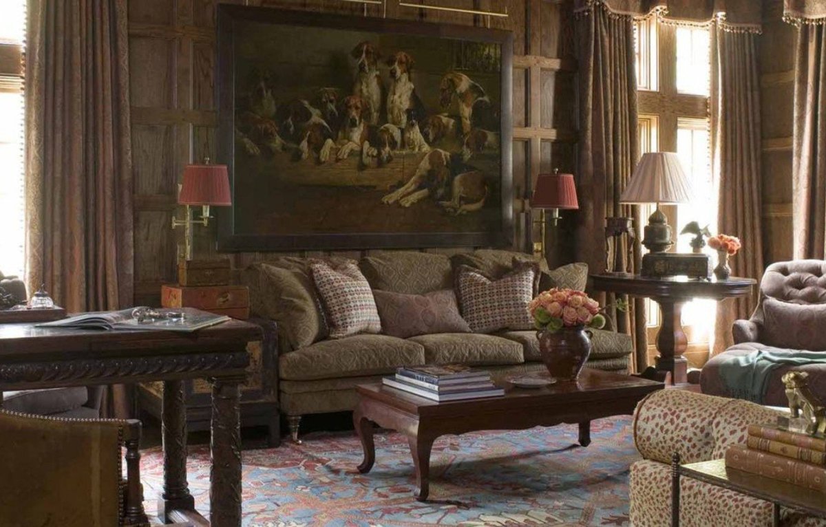 Гостиная в Старом стиле