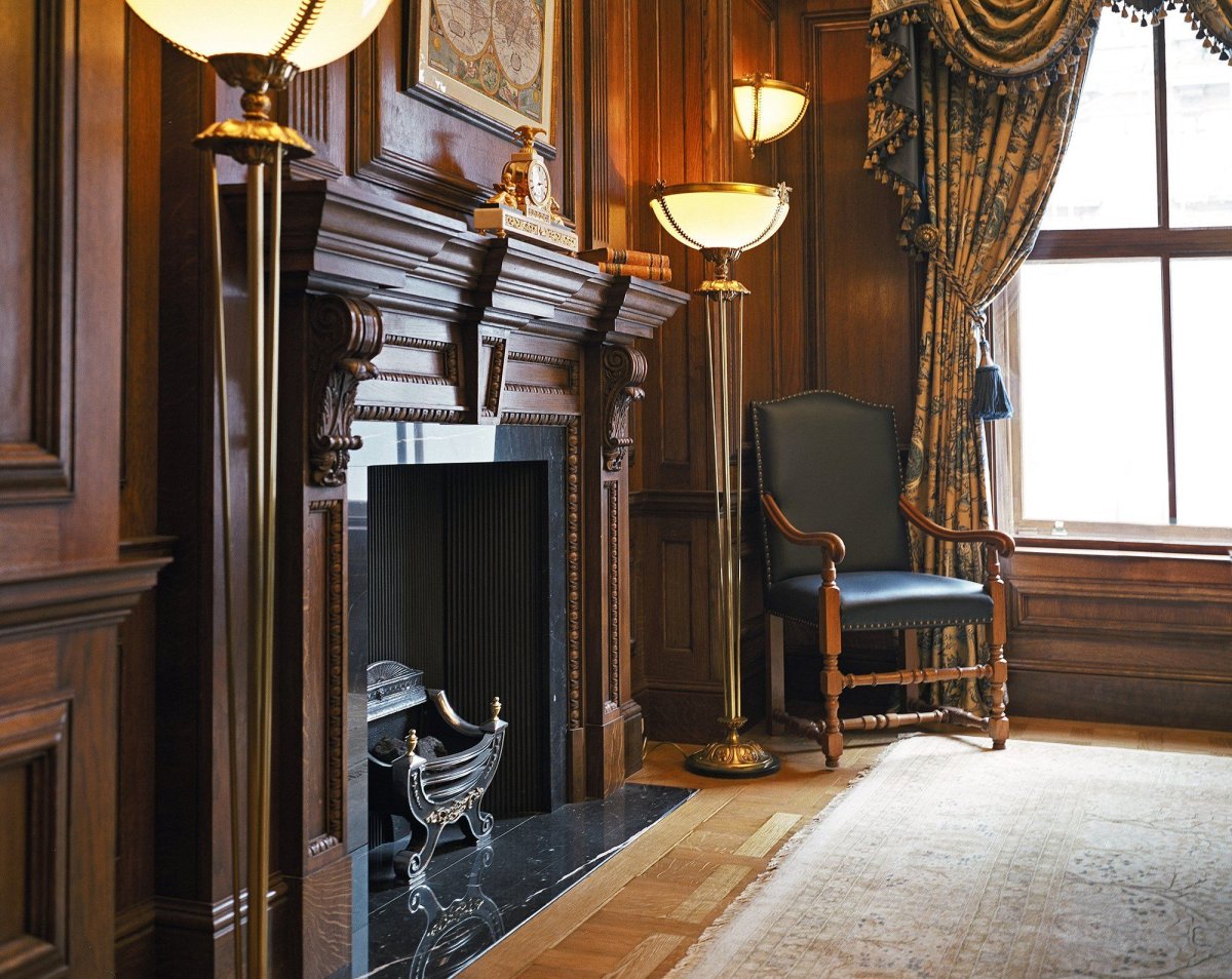 Кабинет в викторианском стиле 19 век