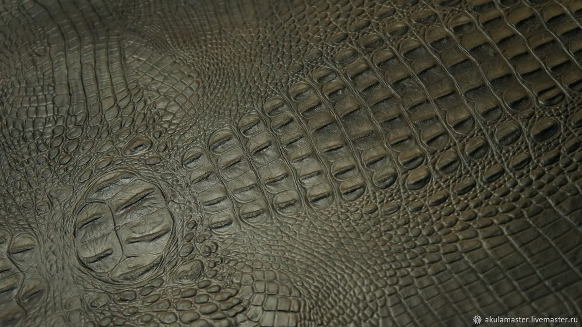Искусственная кожа lt.Brown 43609 крокодил