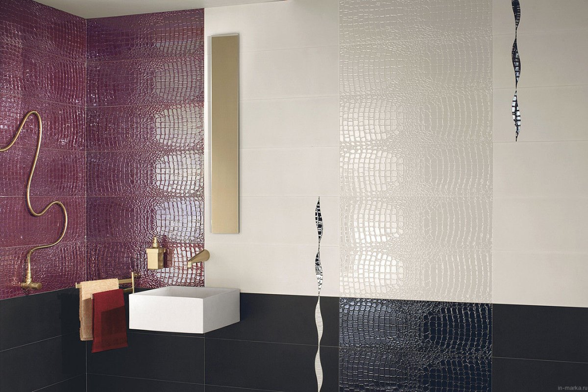 Плитка под кожу крокодила