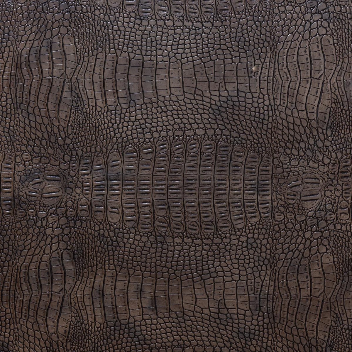 Экокожа крокодил Браун 111