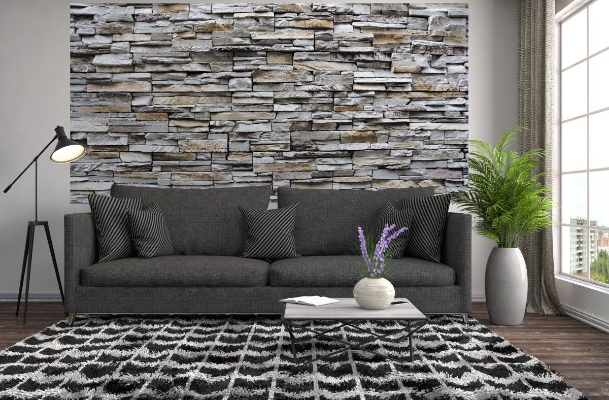 Камень в интерьере