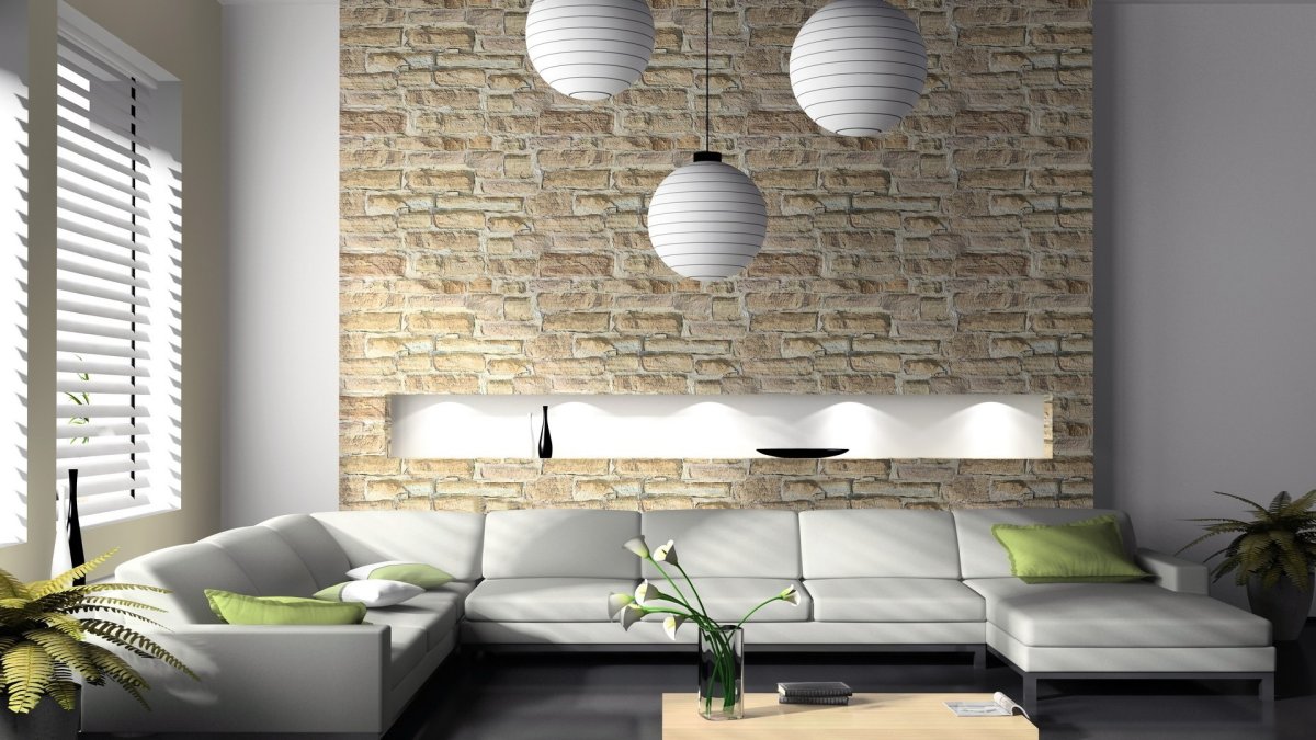 Искусственный камень в интерьере