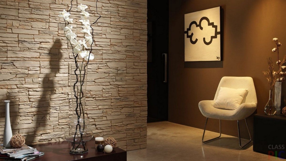 Камень в интерьере