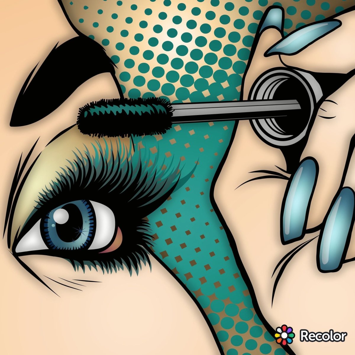 Реснички мультяшные