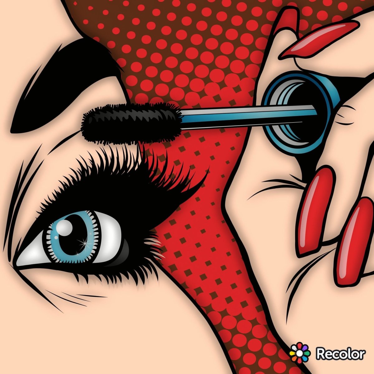 Модель на наращивание ресниц