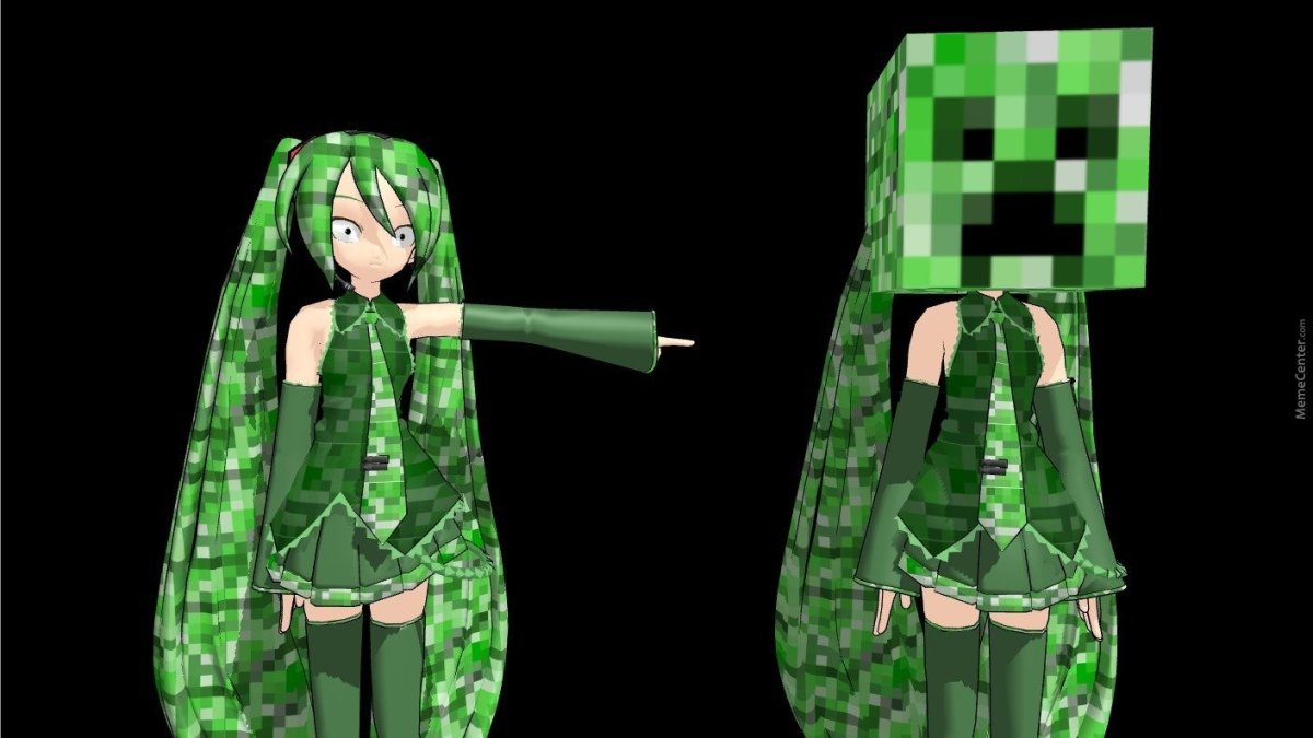 Девочка КРИПЕР скин