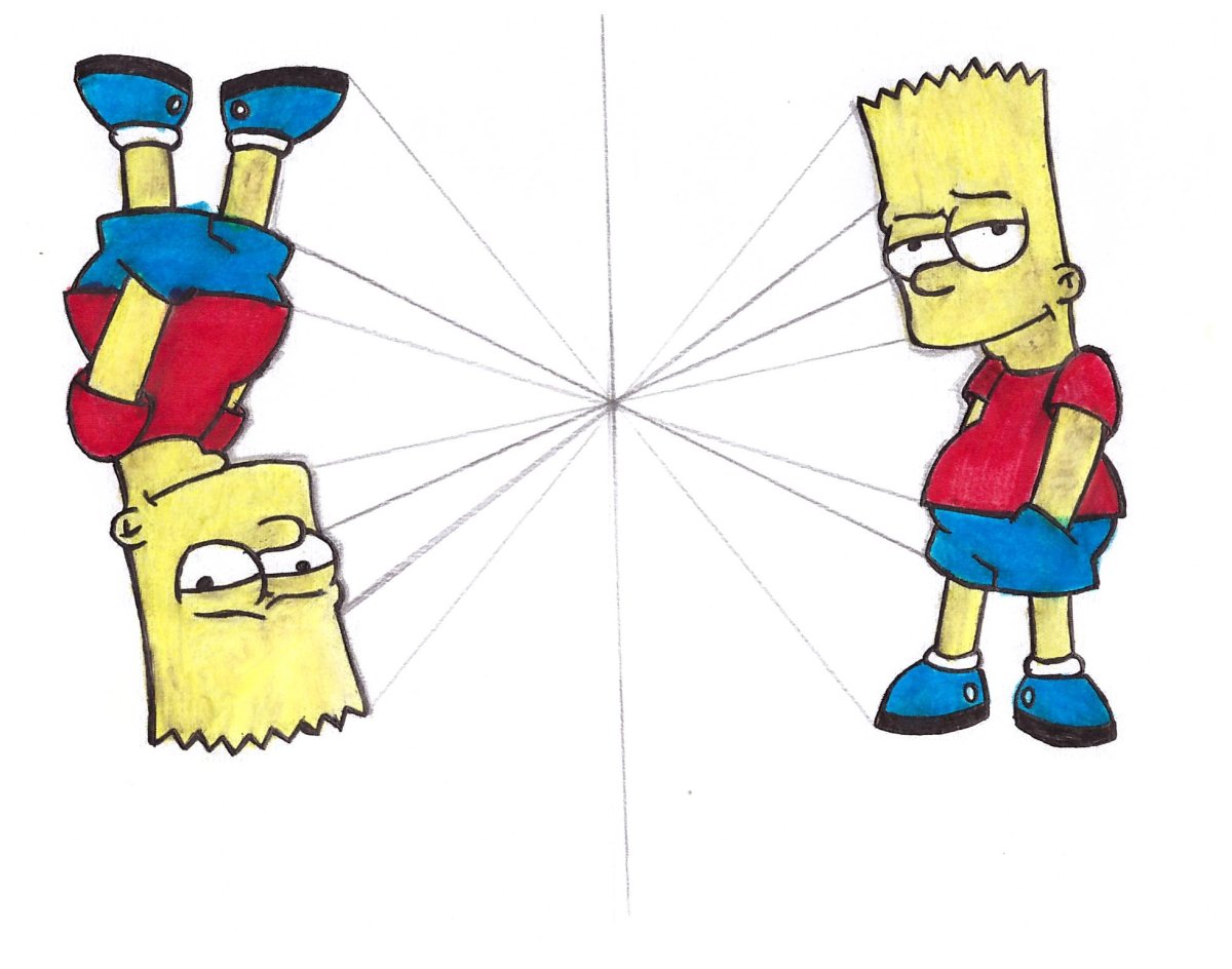 Центральная симметрия рисунки