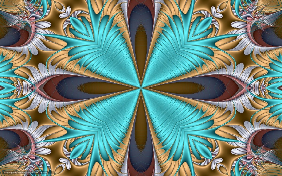 Фрактал из линий