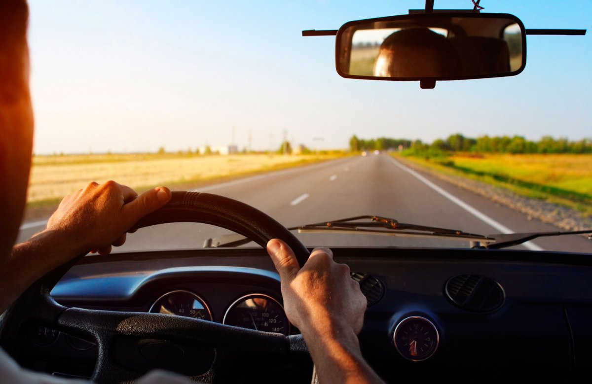 Вид с водительского места