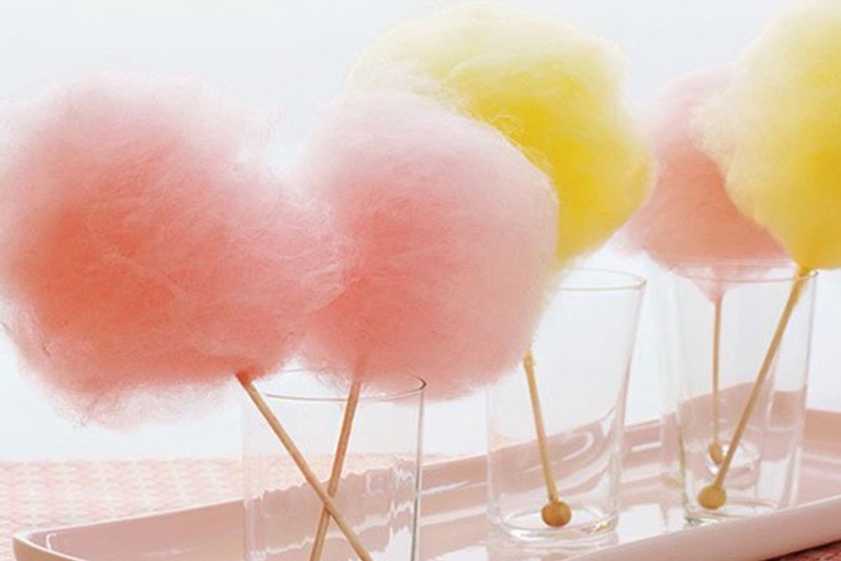 Разноцветная сахарная вата