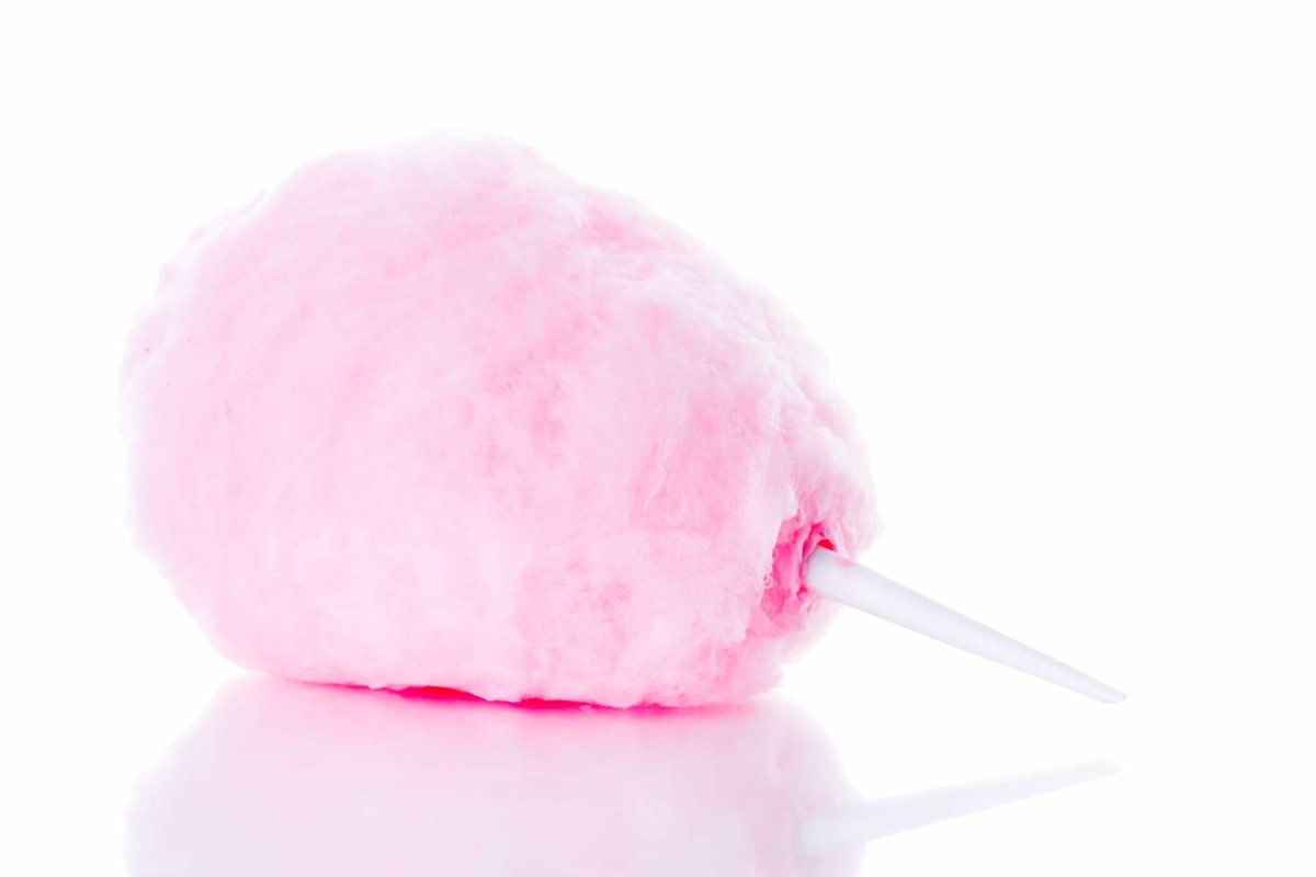 Сахарная вата без фона