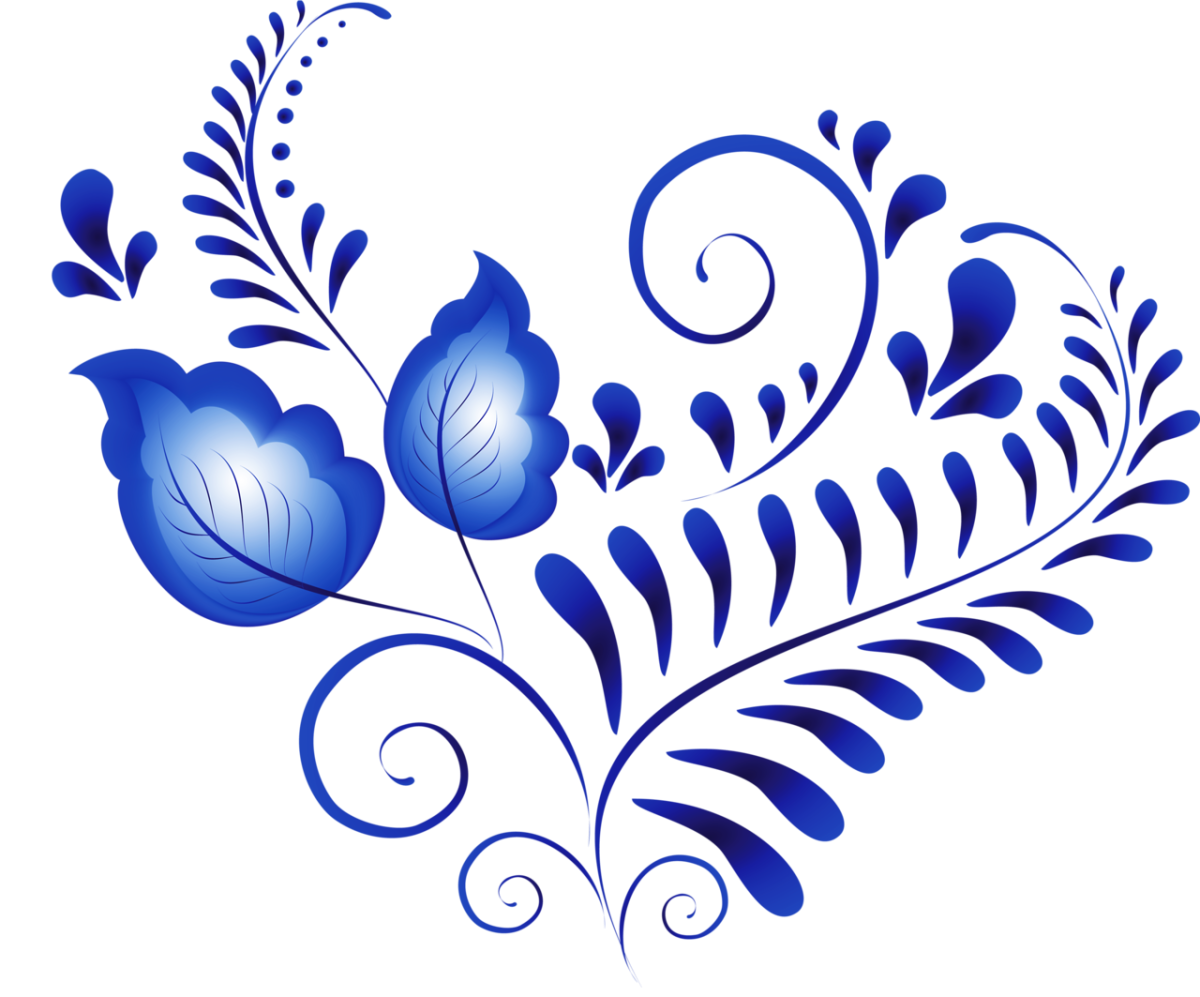 Хохломская роспись растительный мотив