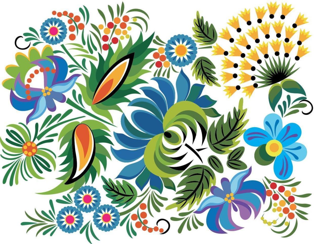 Цветной орнамент