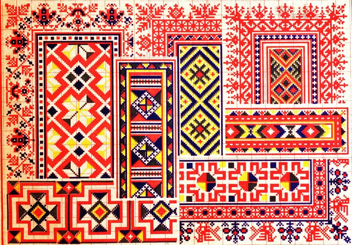 Вышиванка украинская вектор