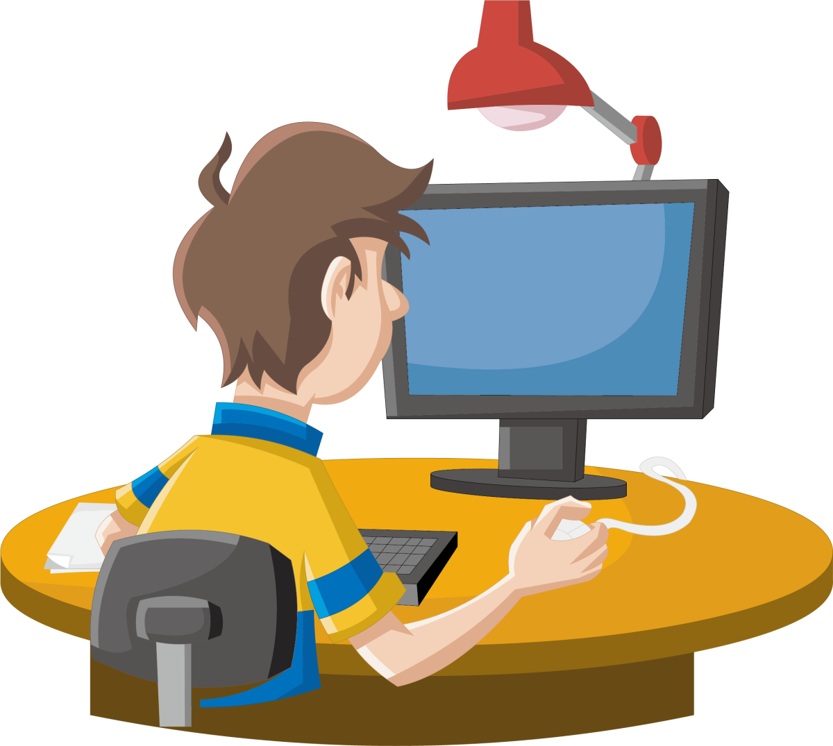 Бизнесмен на природе