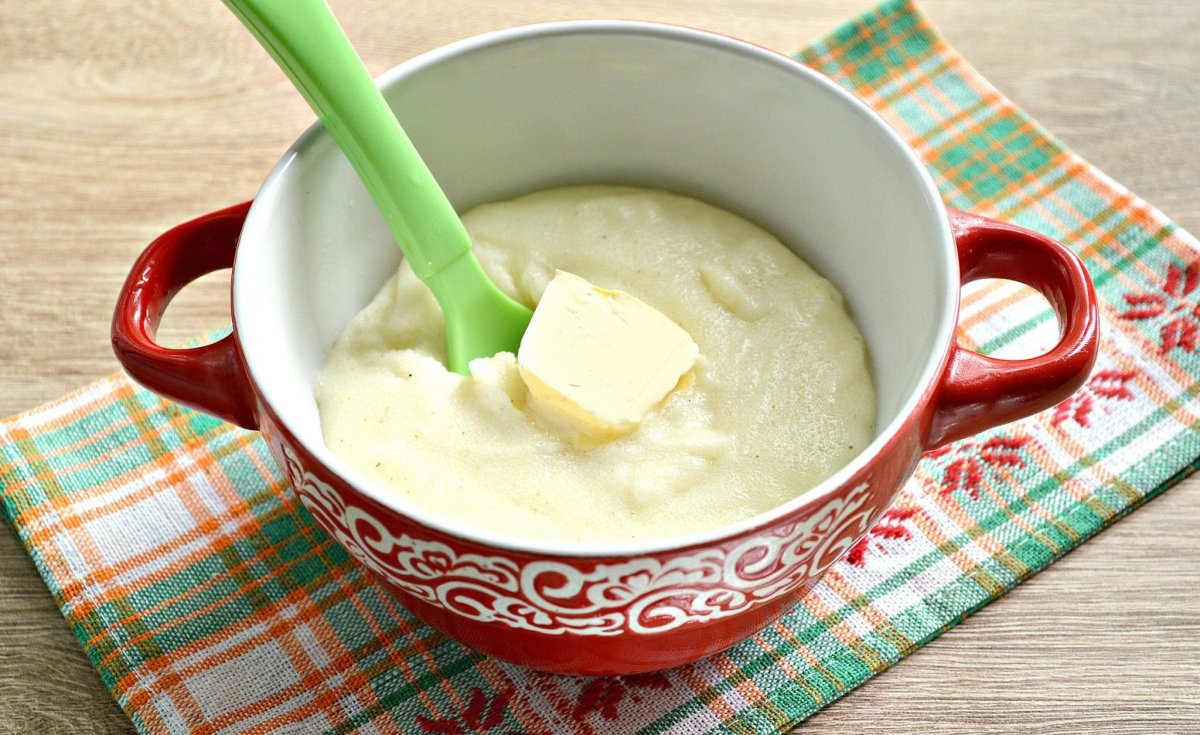 Манная каша на молоке