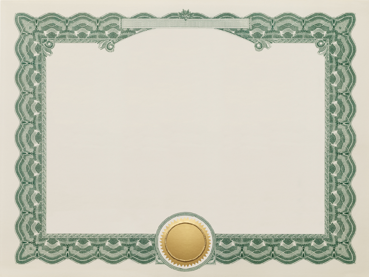 Фон для сертификата