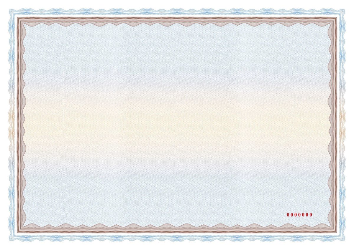 Сертификат пустой