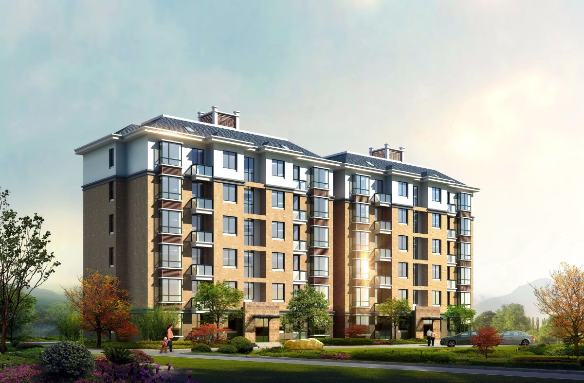 Современный многоэтажный дом