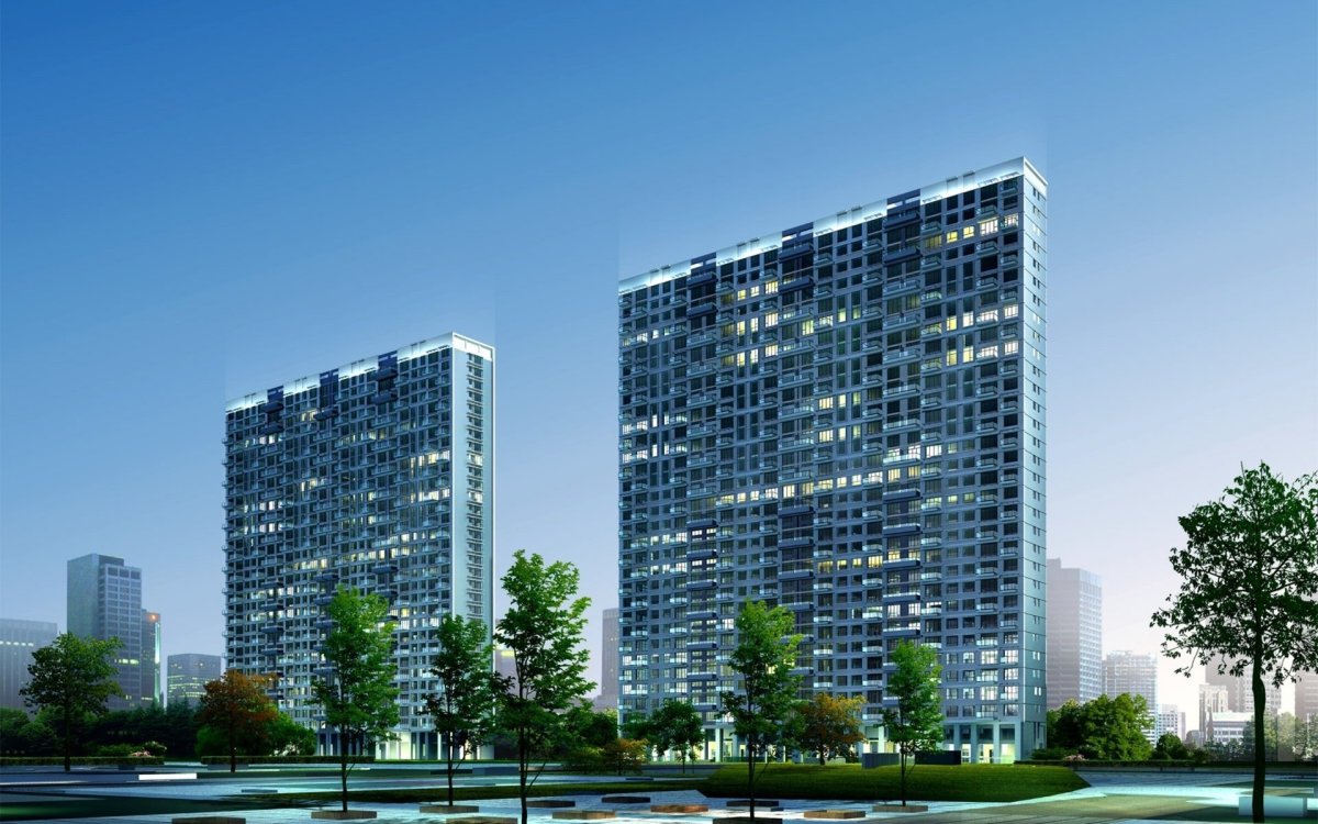 Красивые многогоэтажнве домпма