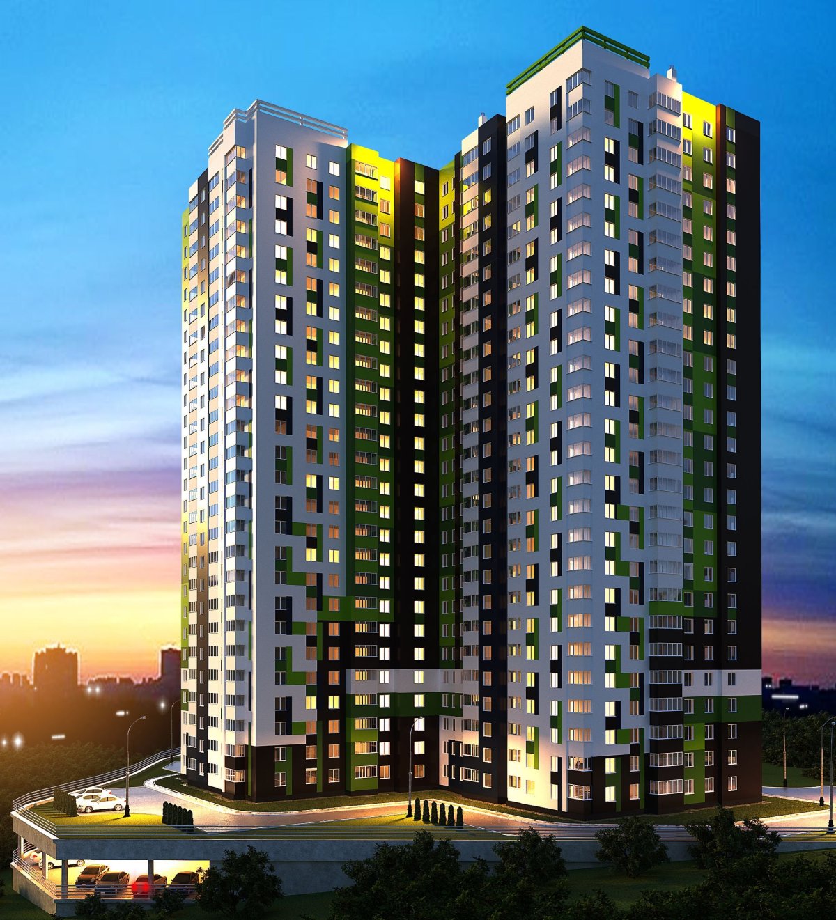 Недвижимость многоэтажки