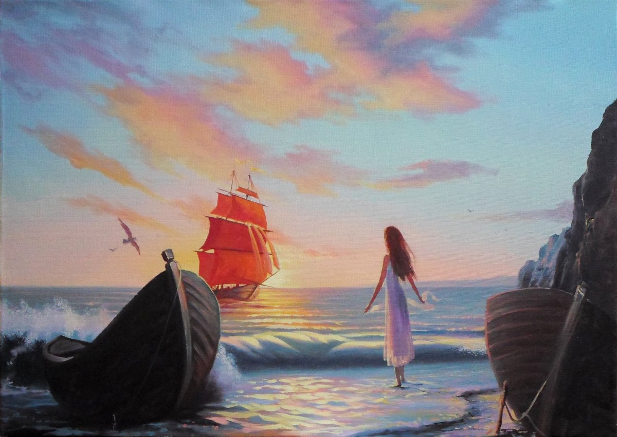 Алые паруса море Ассоль