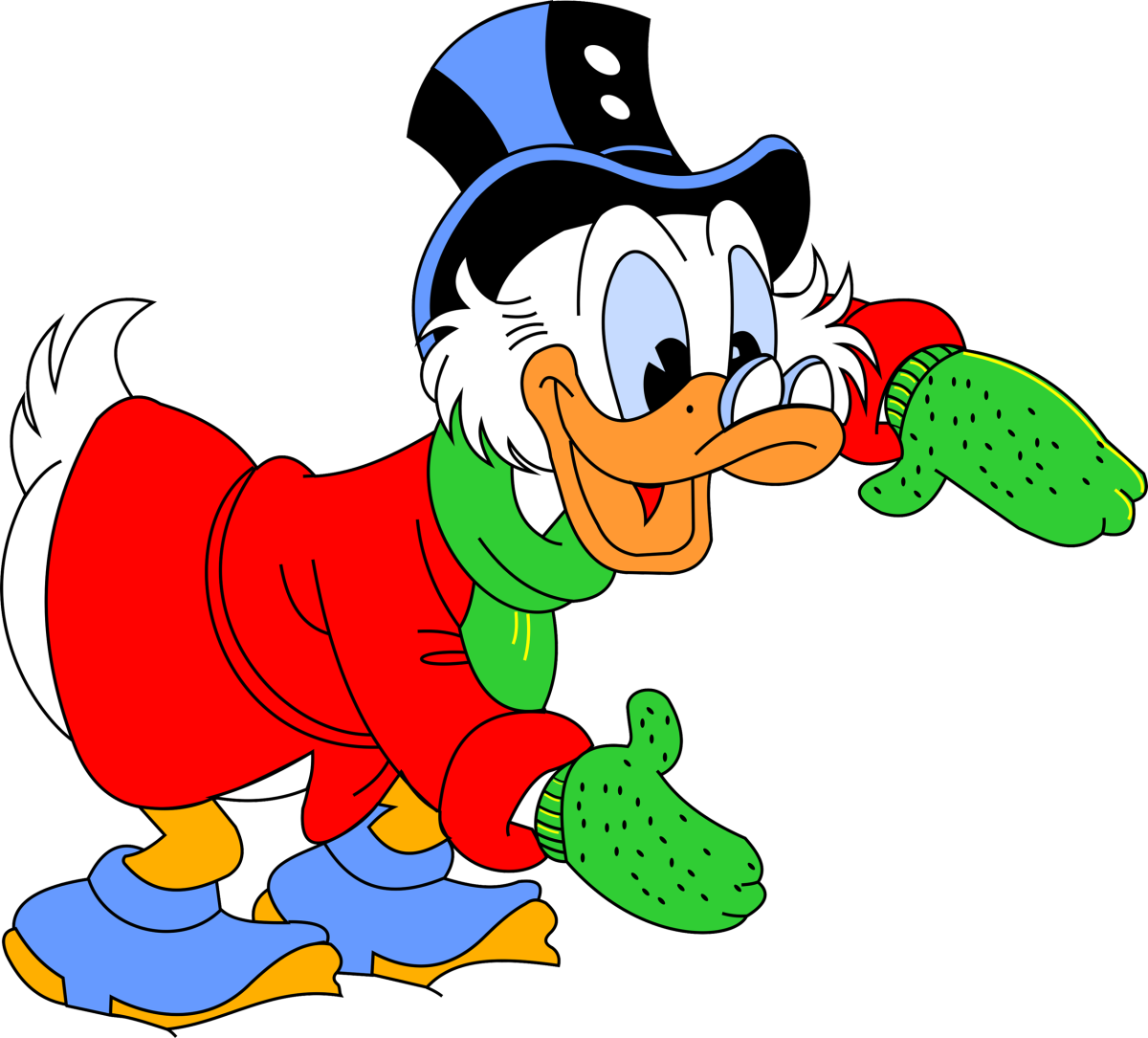 Герои мультфильма Скрудж макдак