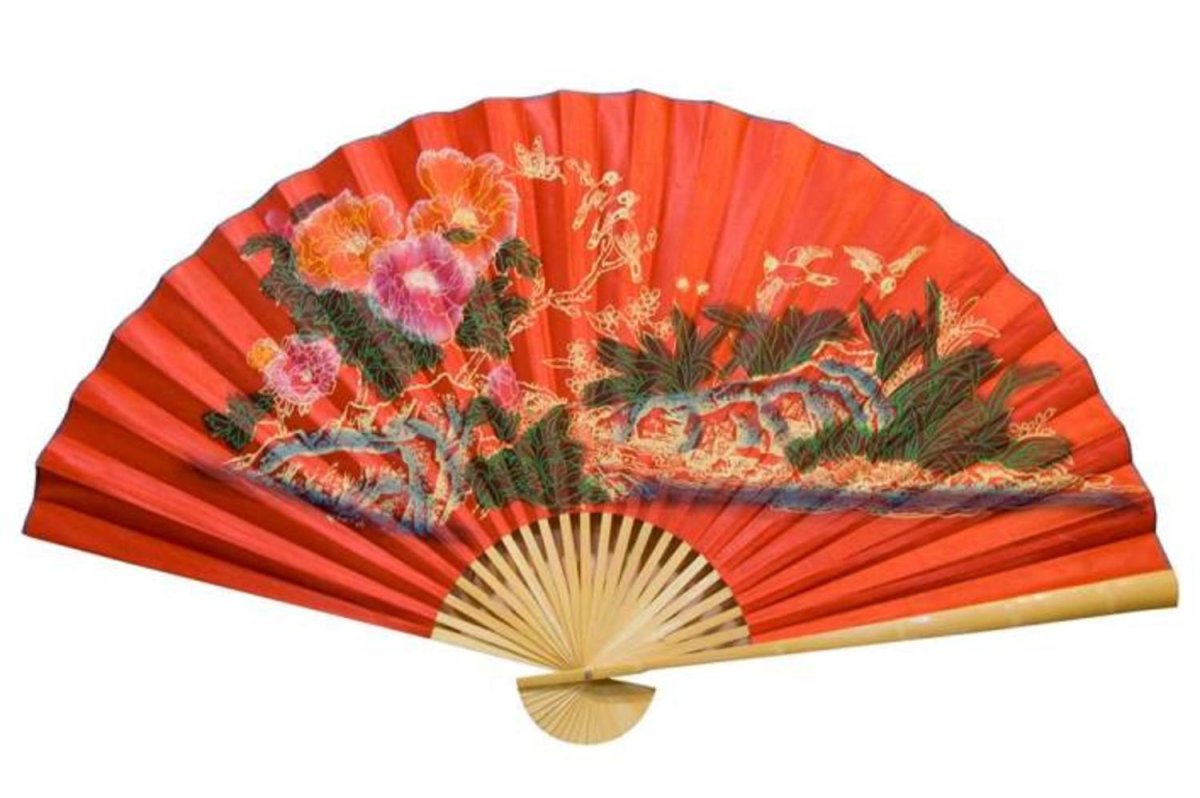 Веер с сакурой