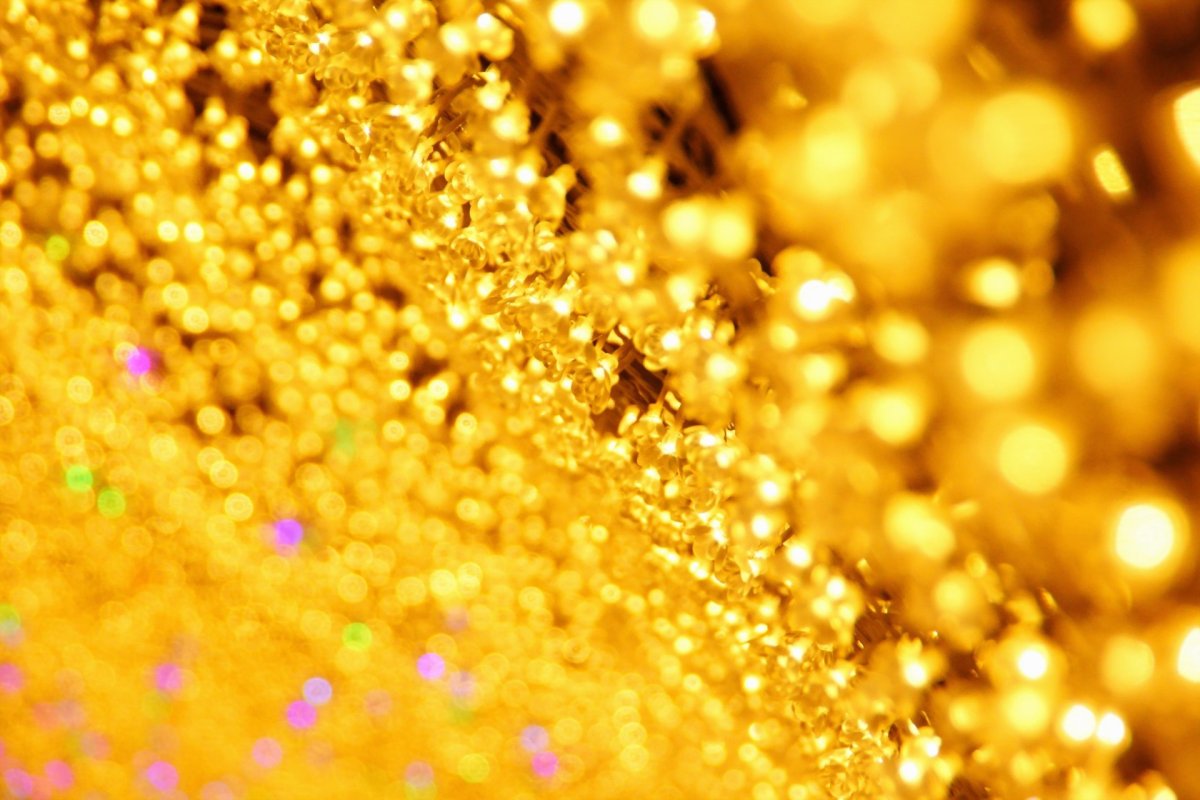 Золото блестки