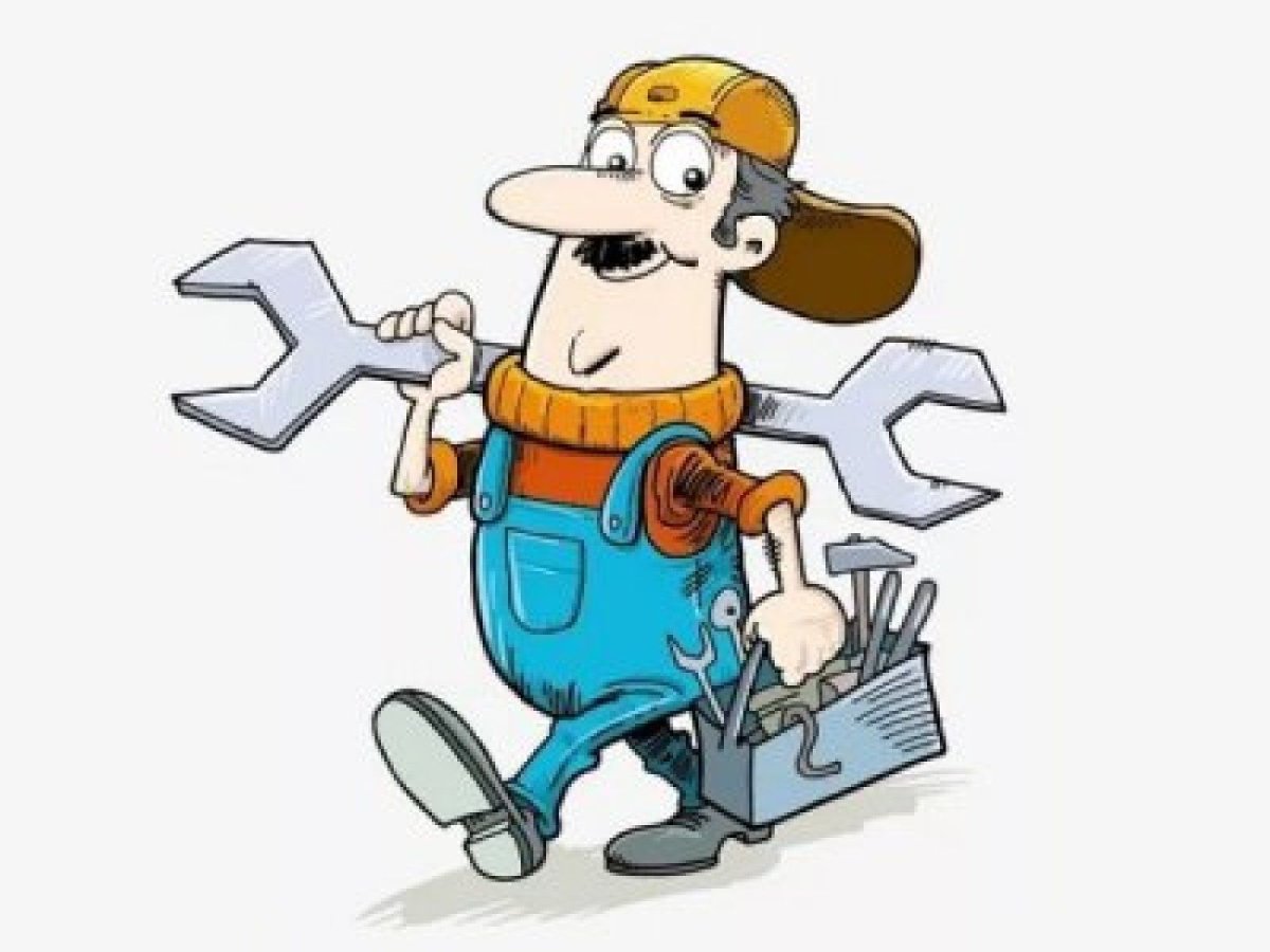 Сантехник мультяшный