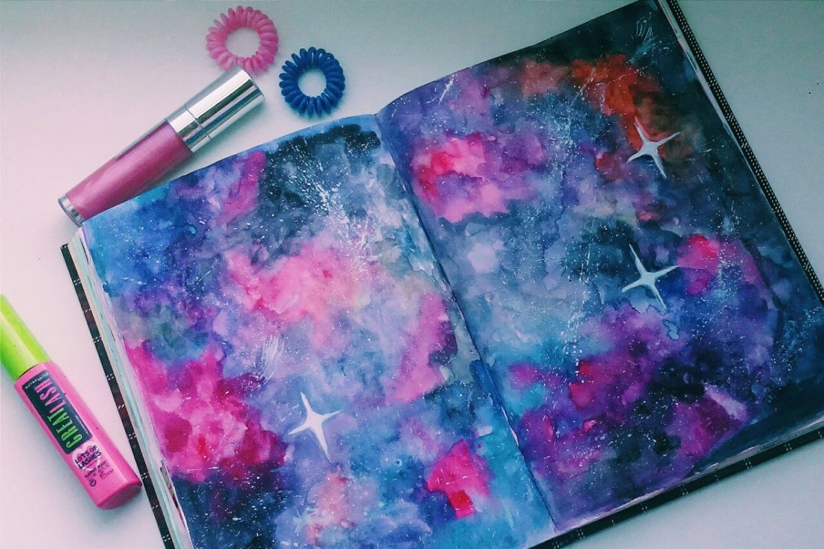 Идеи для личного дневника красками