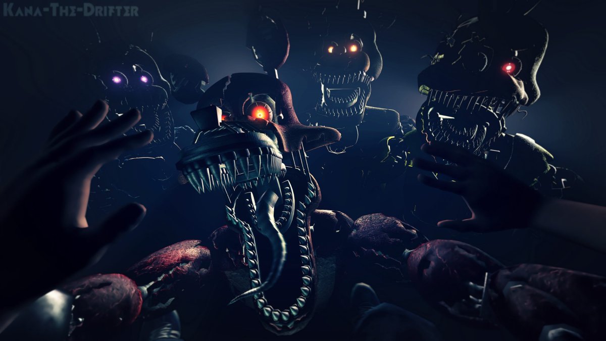 FNAF 4 АНИМАТРОНИКИ