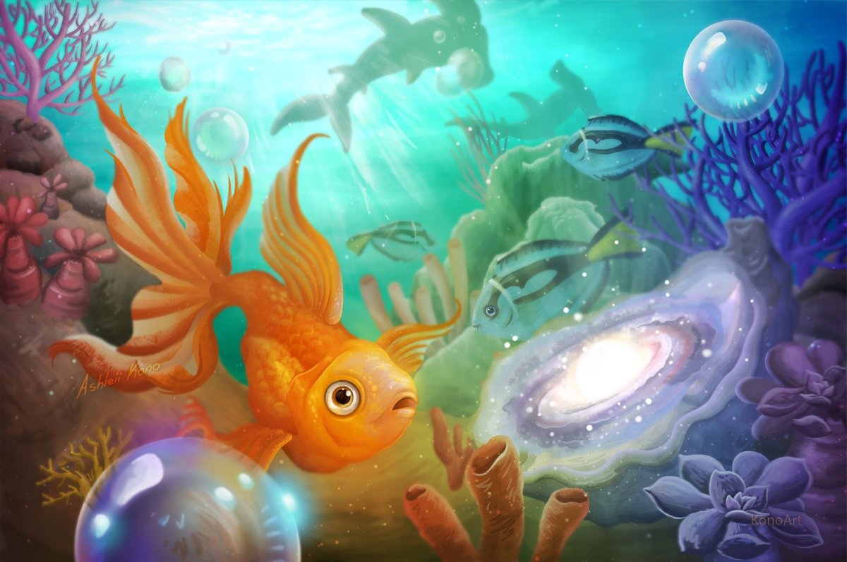 Подводный мир Золотая рыбка