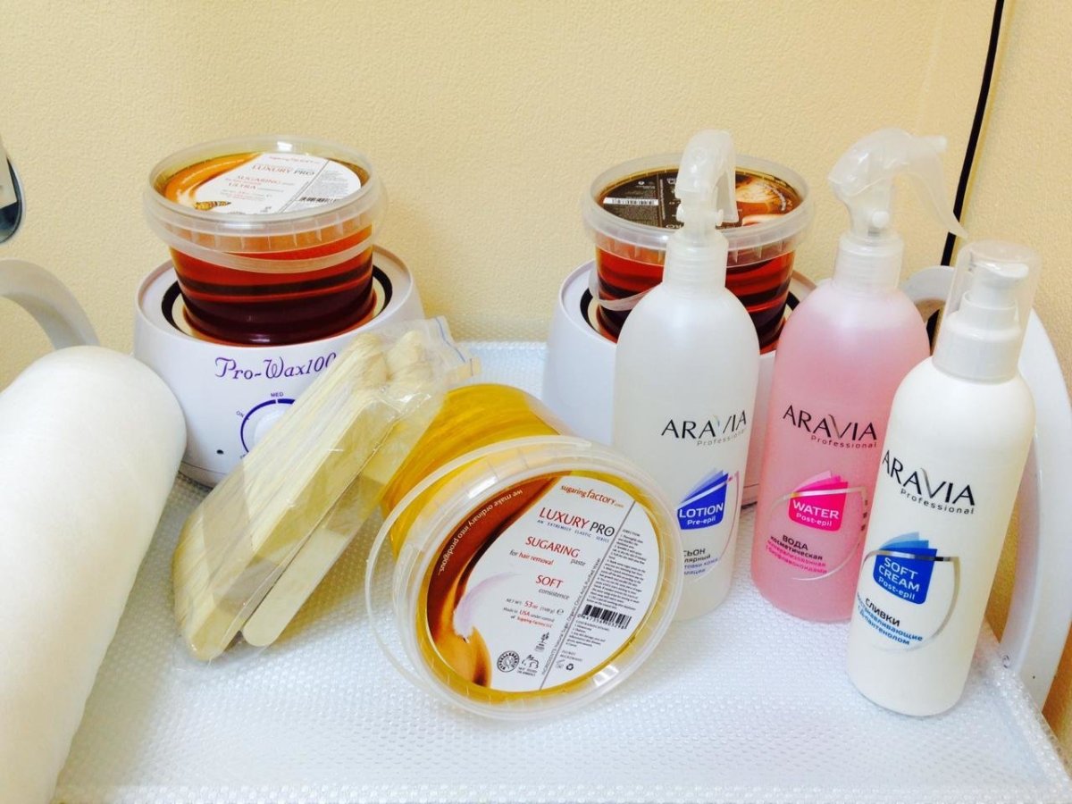 Шугаринг сахарной пастой