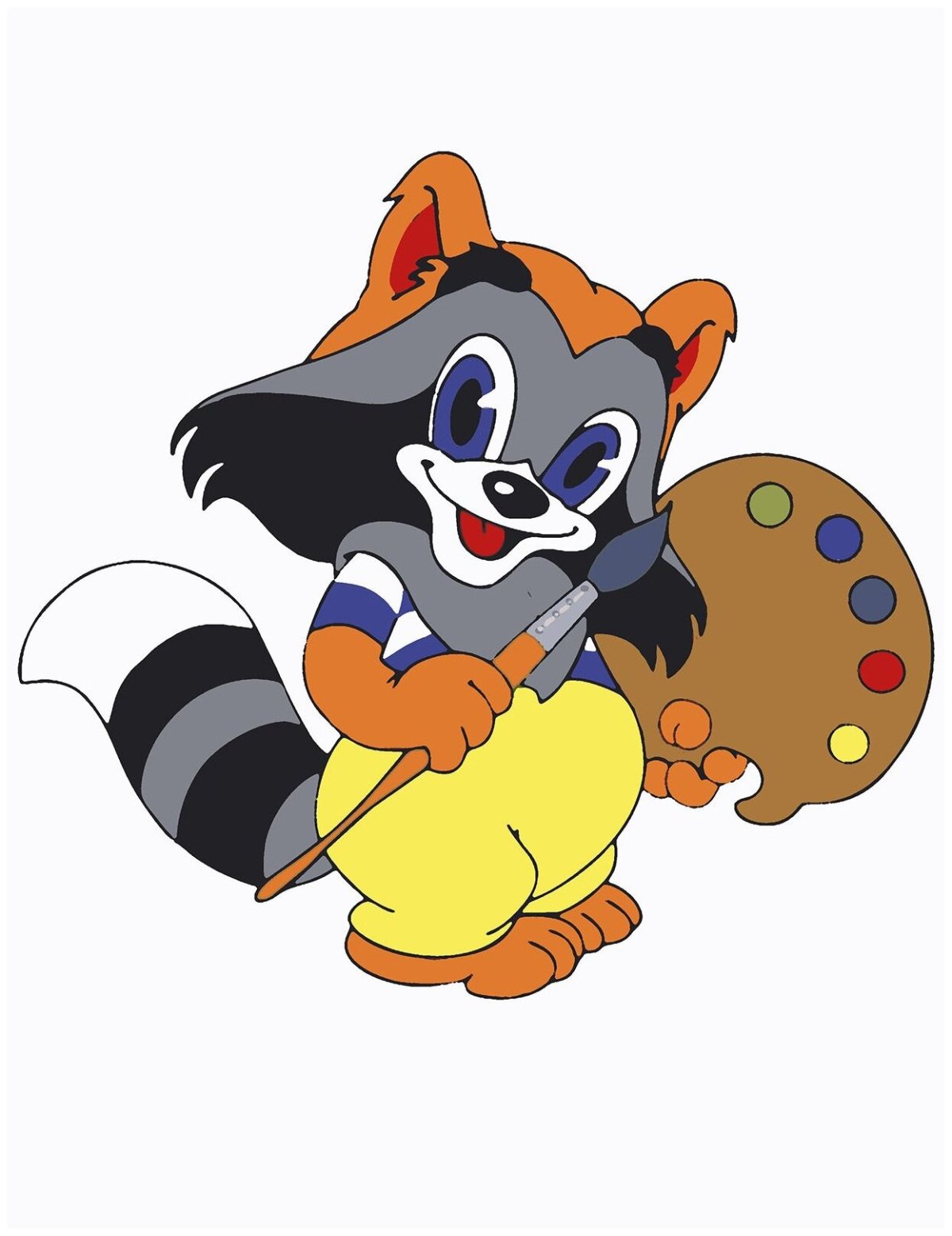 Герои мультфильма крошка енот