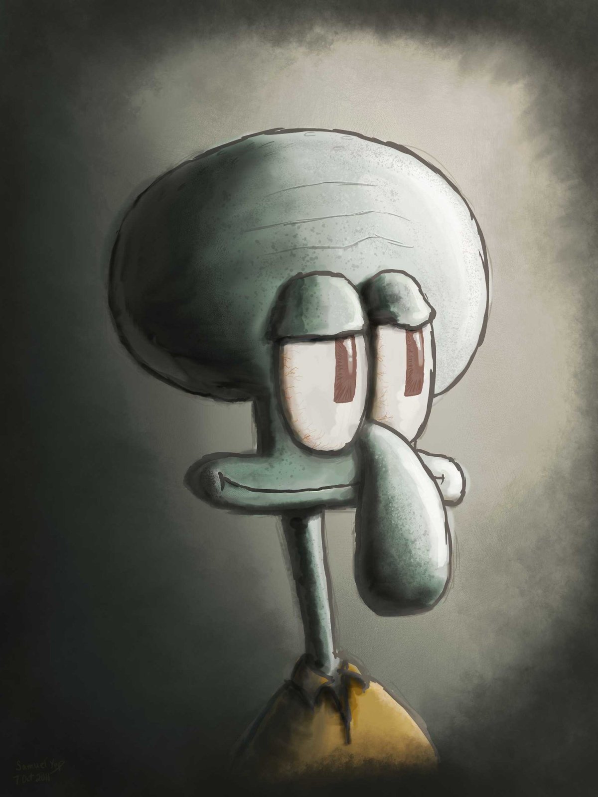 Сквидвард арт