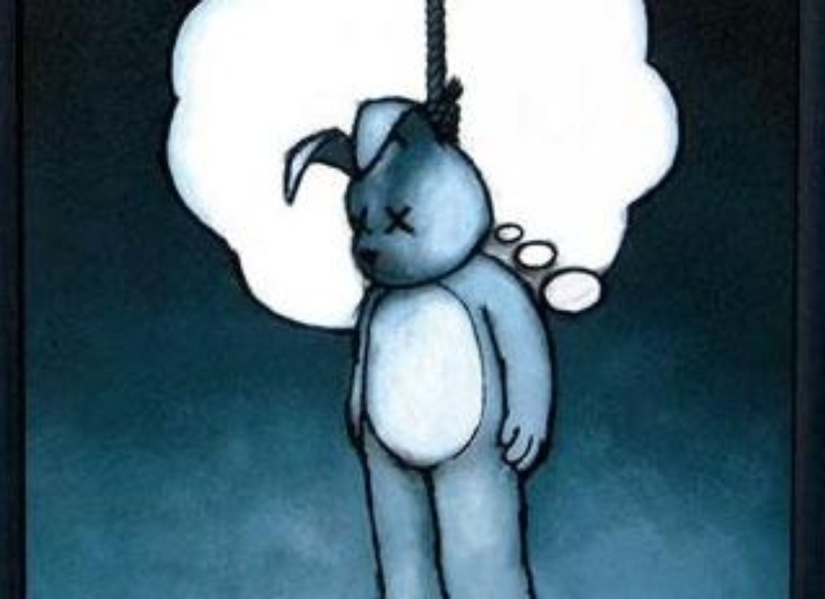 Грустный заяц