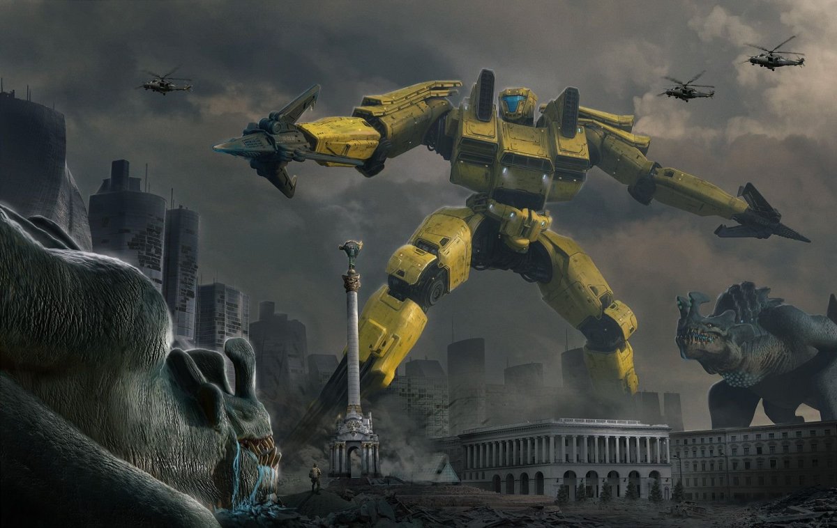 Тихоокеанский рубеж 2 кайдзю робот