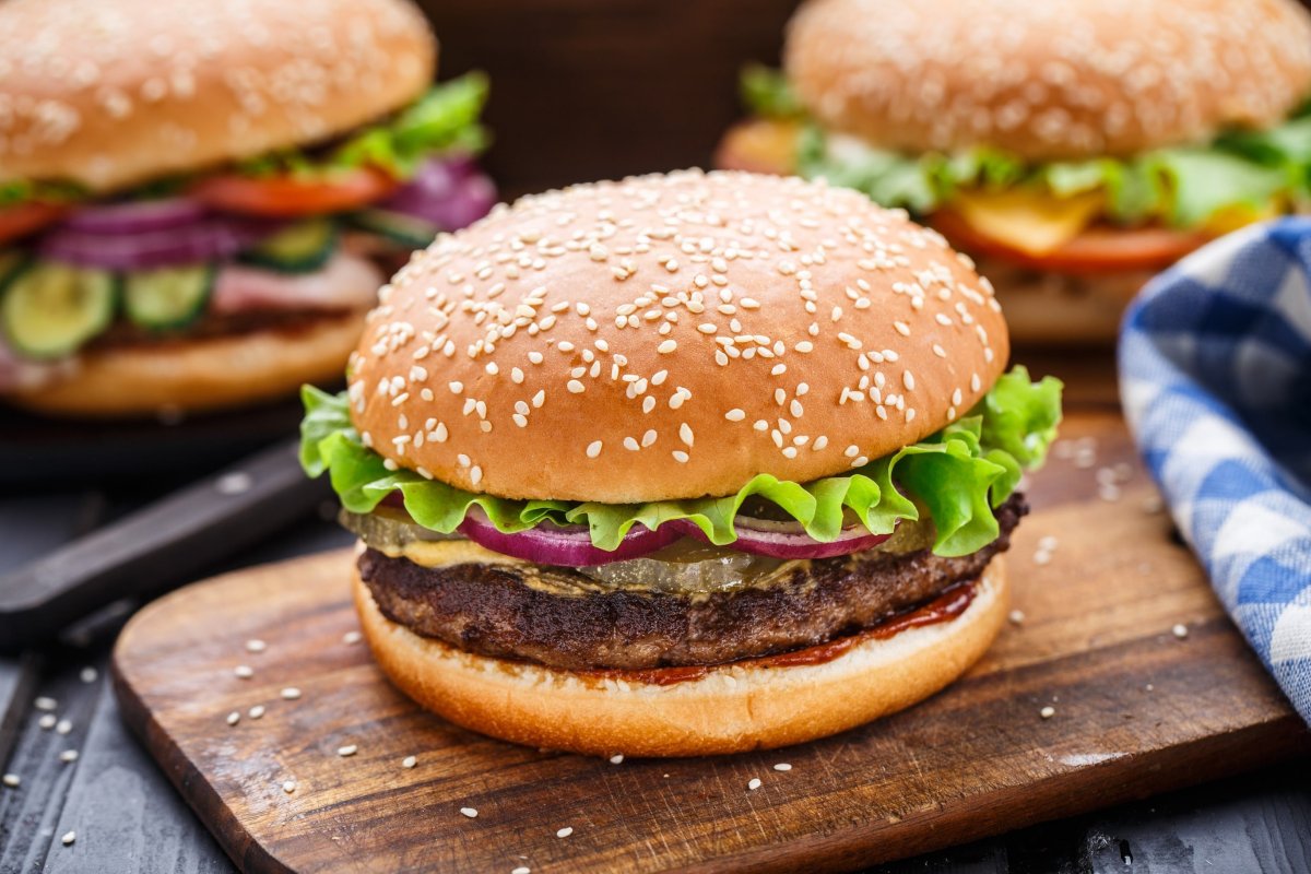 Бургер с говядиной