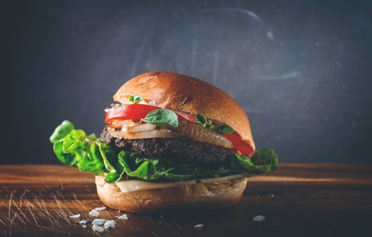 Сочный бургер
