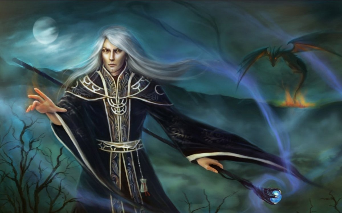 Темный маг портрет