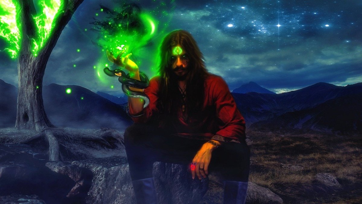 Колдун чародей волшебник Заклинатель