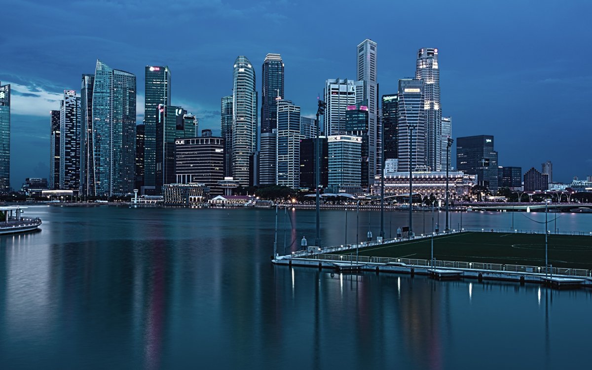 Сингапур небоскребы